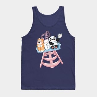 Riding Roller Coasters With Friends Tank Top